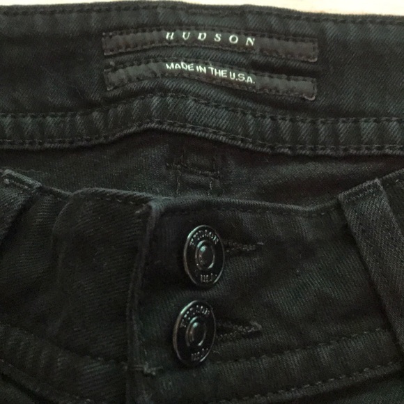 Hudson Black Mid-Rise Bootcut Jeans Size 30 - Picture 6 of 12
